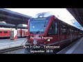 Bernina Express, Part 1: Chur - Tiefencastel, September 2019