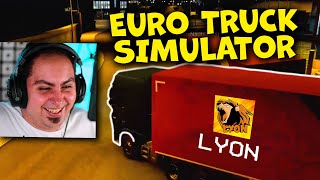 LYON GUIDA I CAMION CON I SUOI AMICI IN LIVE SU EURO TRUCK SIMULATOR!!