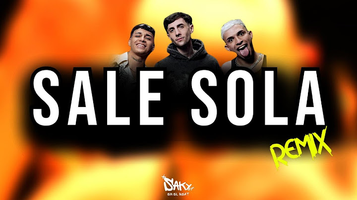 🎧 SALE SOLA REMIX - RAMKY EN LOS CONTROLES, Roze 💃 Cumbia x House X Brazilian Funk (Saky69 REMIX)