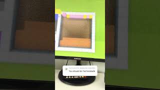 Technoblade falling build in Minecraft #minecraft #minecraftshorts #technoblade #rip