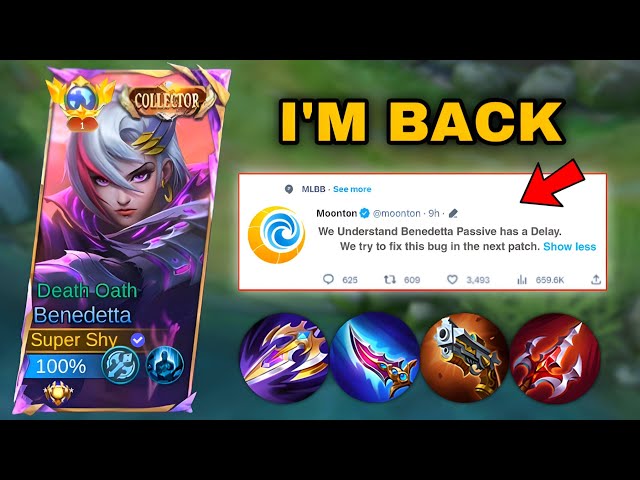 GOOD NEWS BENEDETTA PASSIVE ALREADY FIXED IN “ADVANCE SERVER” 🗿 | MOBILE LEGENDS class=