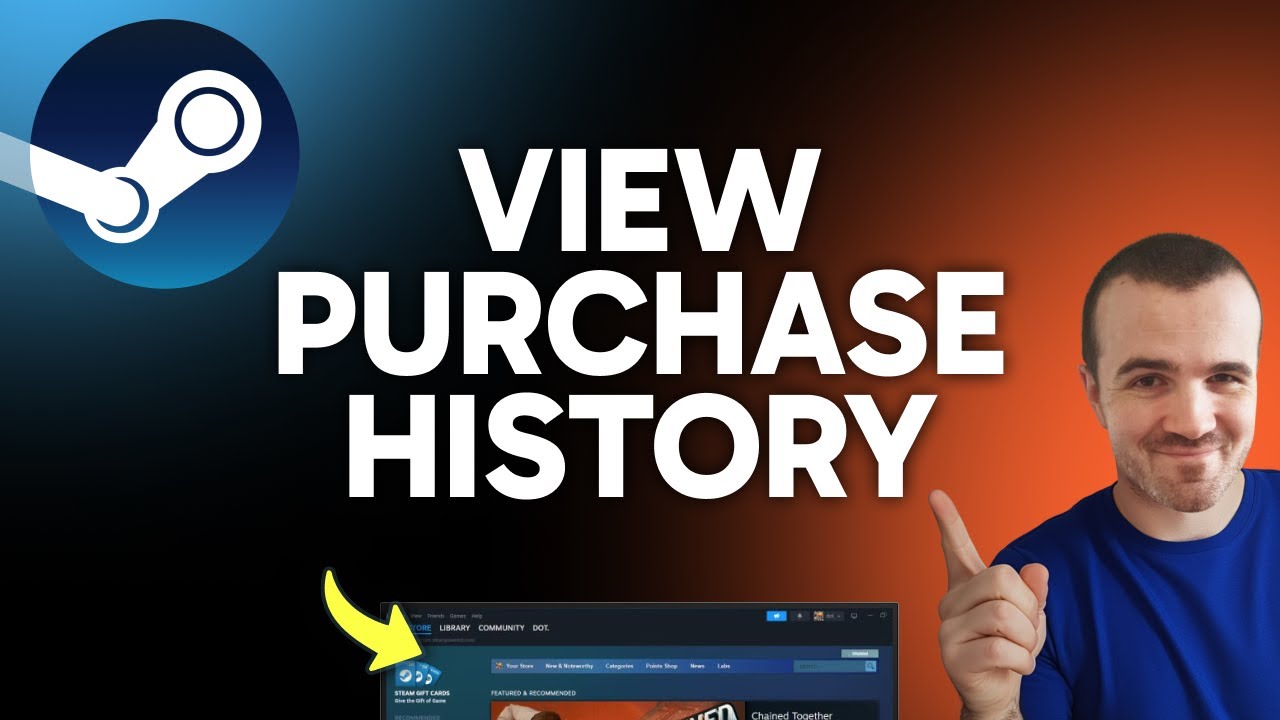 How to VIEW Purchase History on Steam (Step by Step) - YouTube