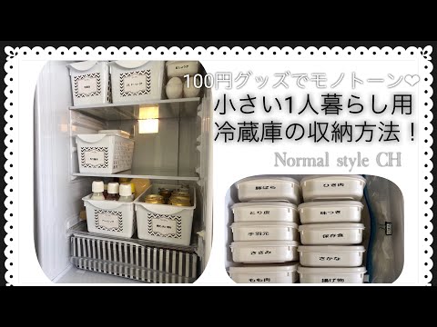 冷蔵庫収納 小さい一人暮らし用の冷蔵庫の紹介 Youtube