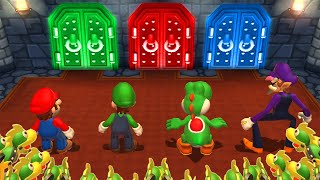 Мульт Mario Party 9 Minigames Mario Vs Luigi Vs Waluigi Vs Yoshi Master Difficulty