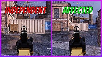 Independent vs Affected ADS Comparison (Best Field of View Warzone Settings)