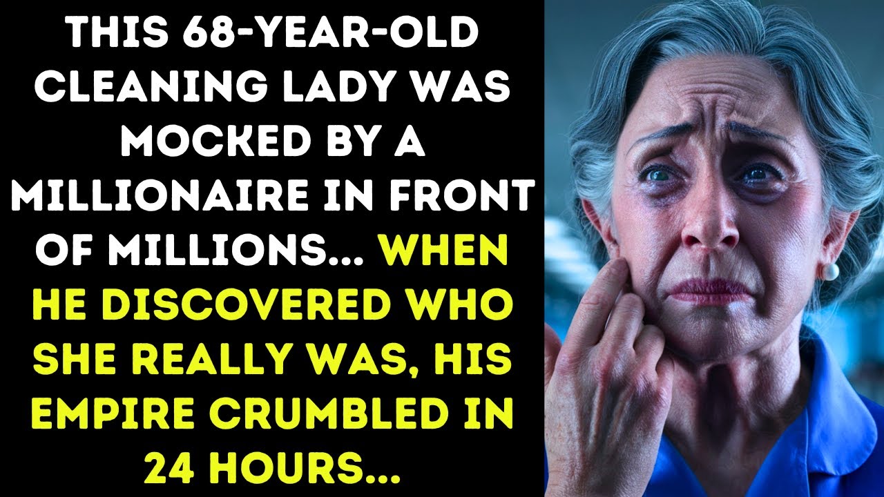 Outline Video 68-Year-Old Cleaning Lady Was Mocked By Millionaire In Viral Video, Then He Discovered Who She Real