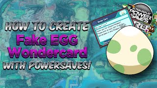 How to Use Fake Egg Wondercard Code Powersaves Tutorial Guide Pokemon Omega Ruby & Alpha Sapphire!