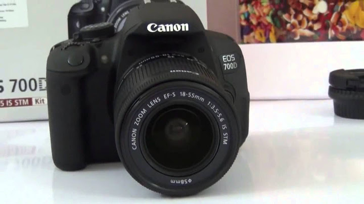 Hướng dẫn sử dụng máy canon 700d