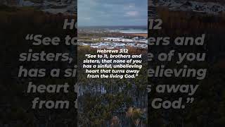 Hebrews 3:12 | Daily Verse |  Commentary in description #verseaday