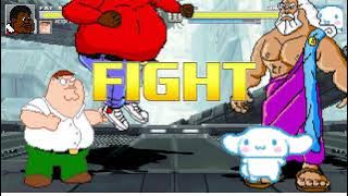 (M.U.G.E.N Request) Fat Albert X and Peter XI vs Cinnamon X and Zeus X
