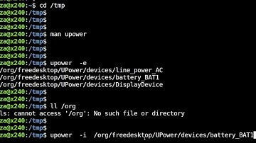 get battery info from command line - linux ubuntu