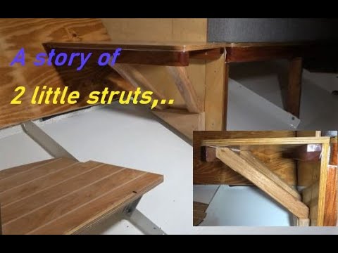 Building my steel sailing yacht Ep.101 The story of 2 little struts!