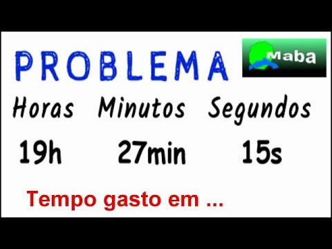 horas minutos e segundos