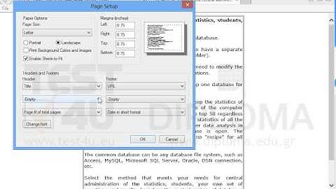Change the orientation of the printed page into Landscape and then print the page to the default...