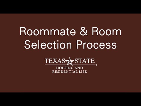 Roommate and Room Selection Process