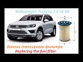 Volkswagen Touareg 3.0 v6 tdi replacing the fuel filter