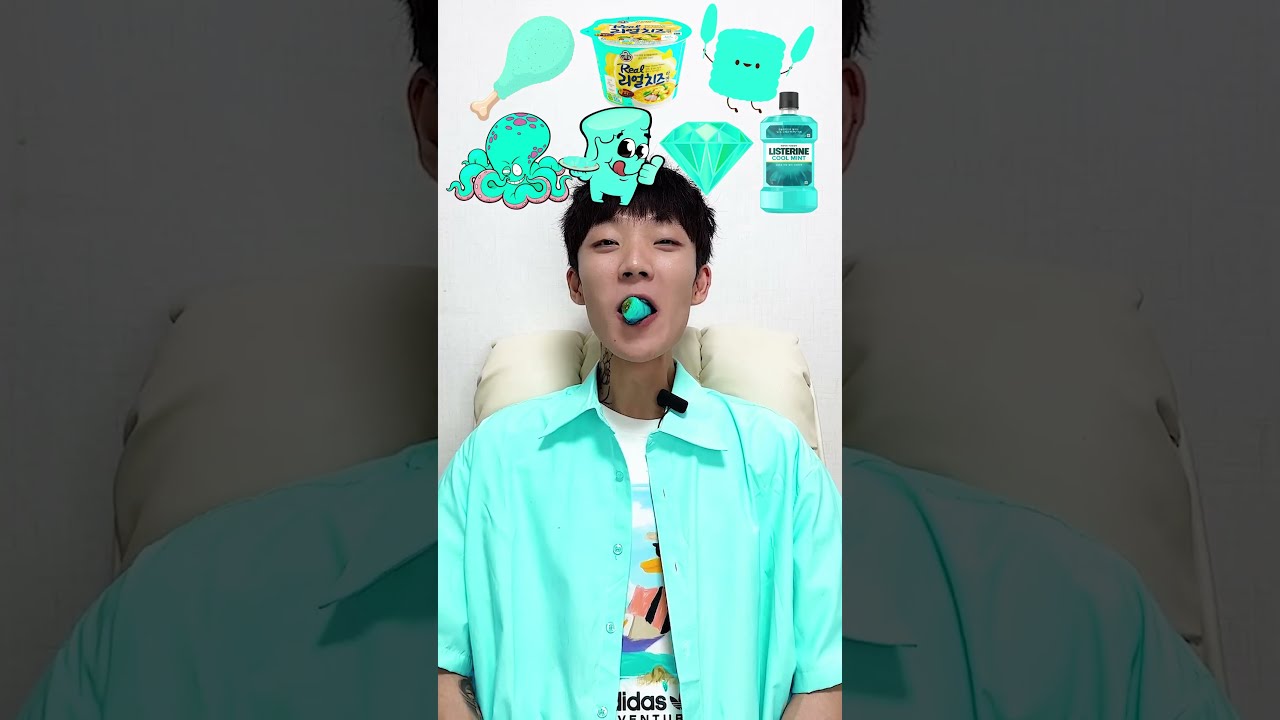 Random Mint Food MUKBANG Shorts