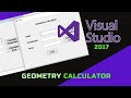 How To Create Geometry Calculator in Visual Basic, VB.Net | Beginners| Casteeve | SDC-Tech |