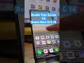 Double Tap Screen on Redmi Note 13 and 14 #howto