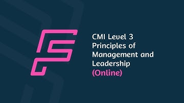 CMI Level 3 in the Principles of Management and Leadership