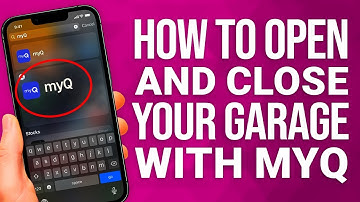 Zo opent en sluit u uw garage met de myQ-app: moeiteloze, slimme garagebediening GEMAKKELIJK!