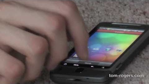 HTC Desire Z: Software Tour