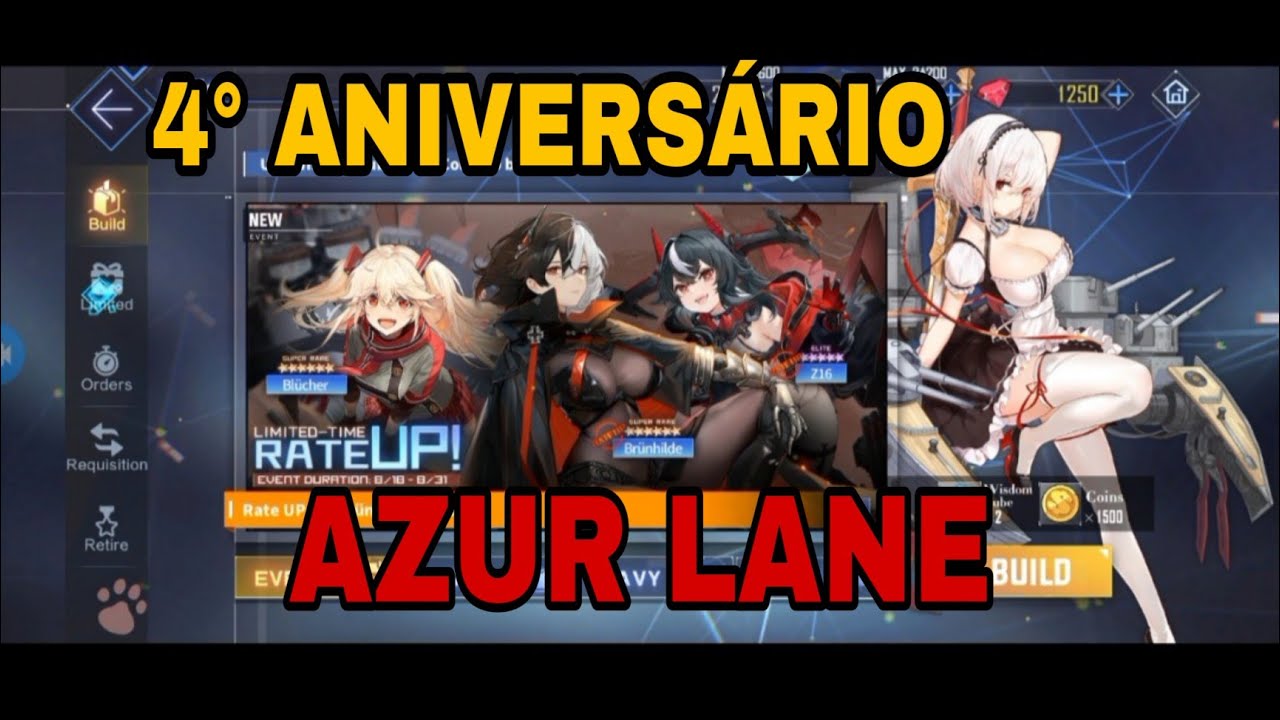 Mostrando o 4 aniversário + evento (Operation Convergence) gacha e skin ...