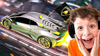 Playing With The Brand New Lamborghini In Rocket League