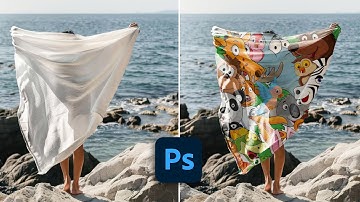 How to create a realistic towel mockup in photoshop