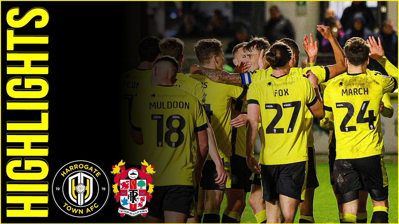 Harrogate Town 3-2 Tranmere Highlights