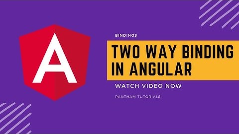 How to use Two way binding in angular