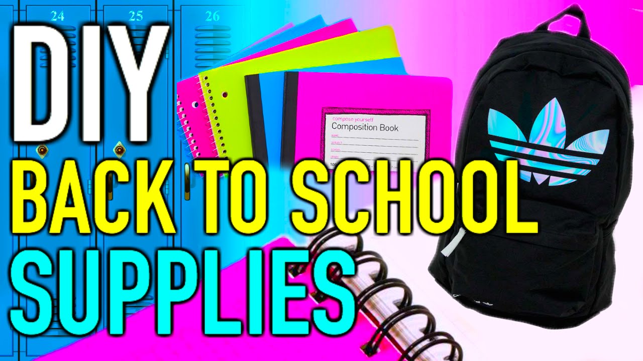 Back to School: DIY supplies + Giveaway! (closed)
