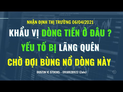 CHỨNG KHOÁN HÔM NAY | NHẬN ĐỊNH THỊ TRƯỜNG 06/04/2021 - KHẨU VỊ DÒNG TIỀN Ở ĐÂU ?