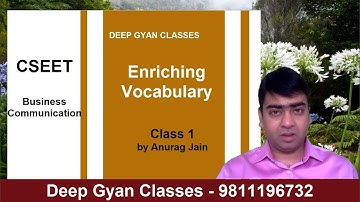 CSEET Business Communication Video Lectures - Chapter 2 - Class 1 for July 2023 and Nov 2023