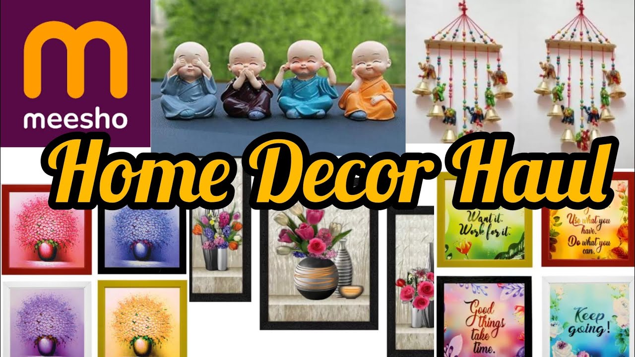 Huge*Meesho*Home Decor Haul🥰Meesho Best Wall Decor Items🥰Meesho Home