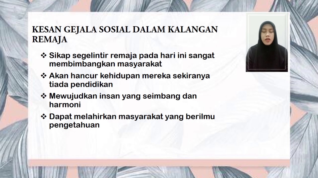 Masalah Sosial Dalam Kalangan Remaja