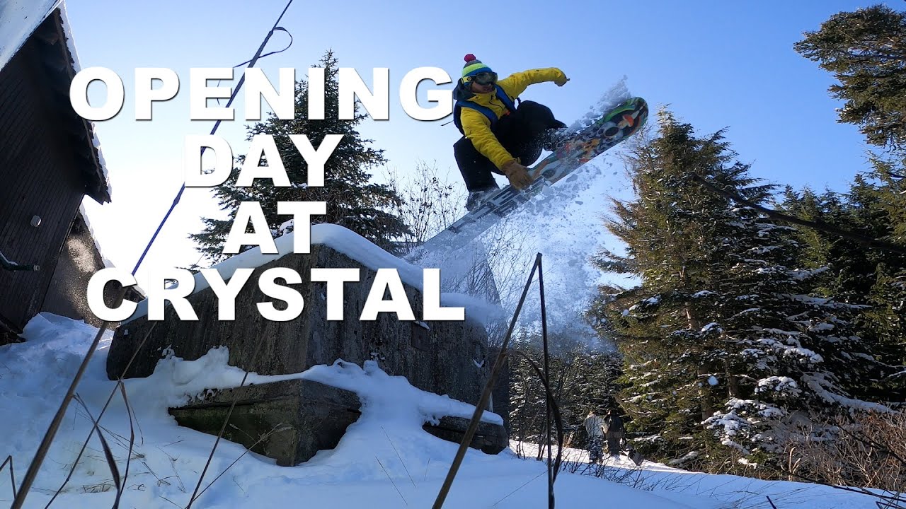 Crystal Mountain Snowboarding Opening Day [19/20 Season] - YouTube