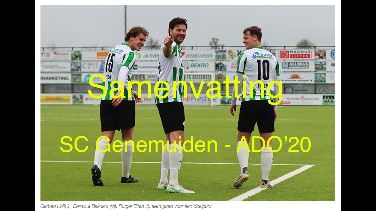 21-02-2026 Samenvatting wedstrijd SC Genemuiden - ADO'20
