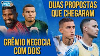 GR~EMIO NEGOCIA COM DOIS ATLETAS! Laterais descartados. Monsalve e André tem propostas na mão.