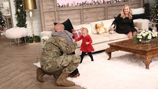 Military Dad Returns Home & Surprises His Kids!  Pickler & Ben