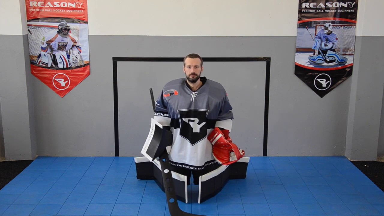 ReasonY Academy Ball hockey goalie Exercise 2 YouTube