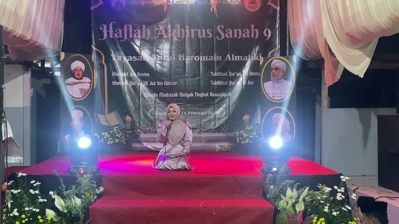 🔴 SAMBUTAN WAKIL SANTRI | HAFLAH AKHIRUSSANAH KE 9 | YAYASAN NURUL HAROMAIN ALMALIKI