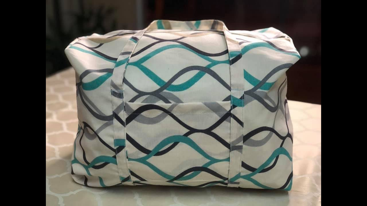 mala de tecido passo a passo simples com: claudia amorim