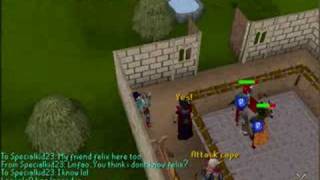 rune wolf234 gets 99 attack in runescape !
