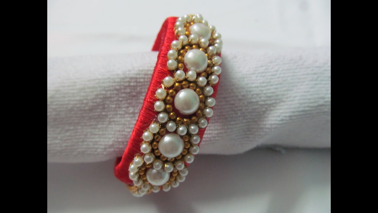 How To Make Silk Thread Designer Bangle At Home Design 3 Myworld