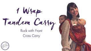 Tandem Carry One Long Wrap | Tandem Ruck with Front Cross Carry (FCC)