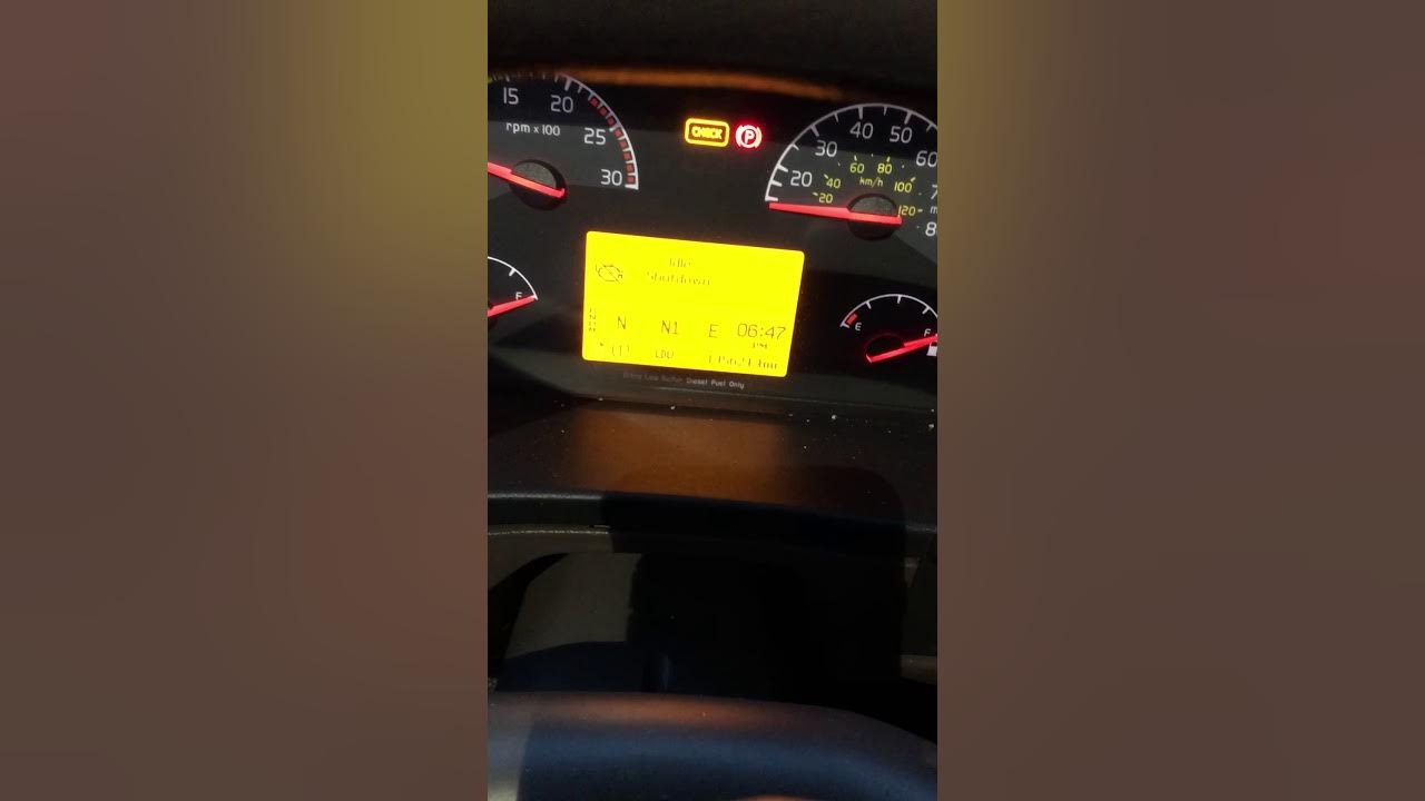 Volvo idle shutdown fix YouTube