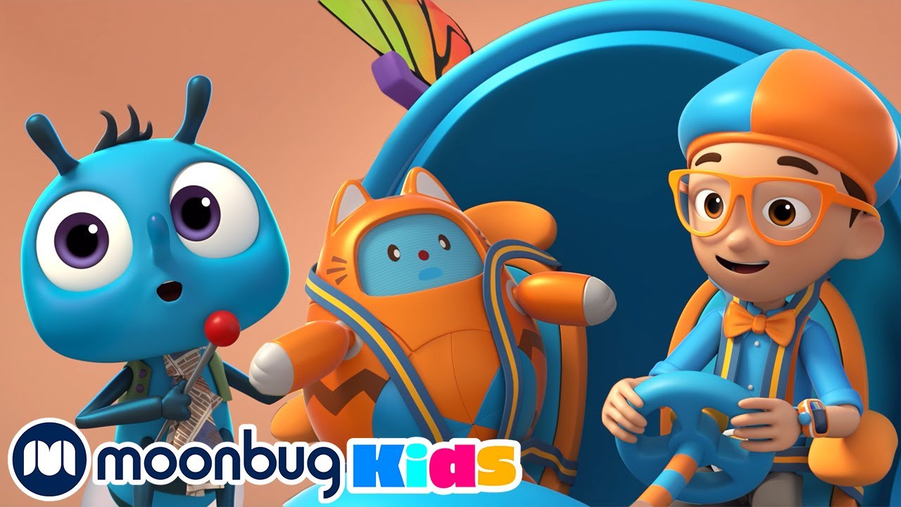 Vuilniswagen | Blippi Wonders | Moonbug Kids Nederlands ...