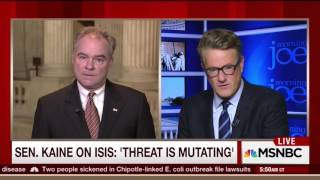 Morning Joe: As War Against ISIL Expands, Kaine Argues For Congressional Authorization