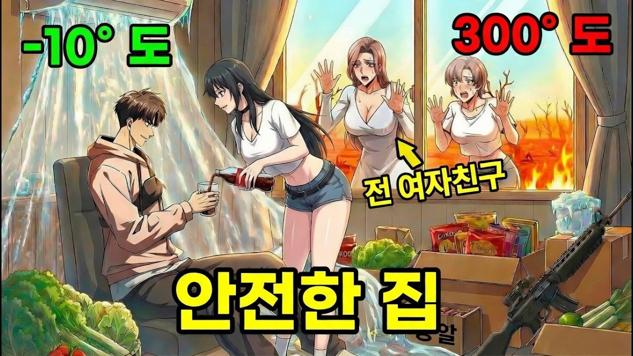 태양의 멸망 속에서 살아남기 위해 무한 식량 요새를 지었다! | 웹툰